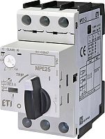 Автоматический выключатель защиты двигателя MPE25-2,5 | код 004648007 | ETI