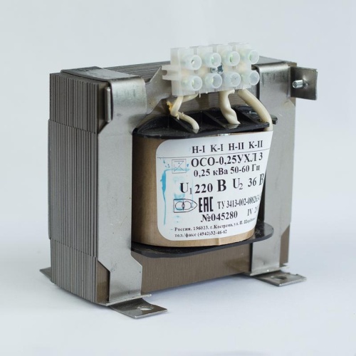 Трансформатор напряжения понижающий ОСО-0.4-09 УХЛ 3 220/12-24-36-42-110 (многовыводной) | код ОС0000036882 | ФКУ ИК-1 (Кострома) фото 3