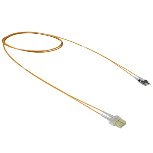 Оптический коммутационный шнур переходной Duplex SC-UPC/FC-UPC, 50/125 OM2, 3 м | код RNPC50DCF3 | DKC
