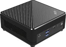 Неттоп MSI Cubi N ADL-018RU slim N200 (1) 4Gb SSD128Gb UHDG Windows 11 Professional GbitEth WiFi BT 65W черный (9S6-B0A911-058) | код 1984517 | MSI