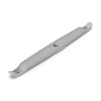 Держатель плоского кабеля двусторонний для прямого монтажа на 12 мест серый (20шт/260шт уп/кор) | код PR13.0444 | Промрукав