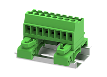 MC-PC5.08V10C-T-0001 Разъём штекерный MC,шаг 5.08мм,10 конт. для DIN-рейки,зел., шт | код MC-PC5.08V10C-T-0001 | SUPU