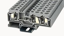 WS10-TW-01P-11-00Z(H), Клемма пружинная WS, 10 мм.кв., 3C, серый, шт | код 11030000023 | DEGSON