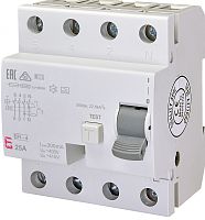 Реле дифференциальное (УЗО) EFI-4 25/0,3 тип A (10kA) | код 002064542 | ETI