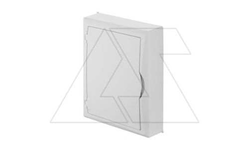 Щит навесной ECO BOX мультимед, TS35+1x МП перф.118x270mm, белая пласт. дверь, белый RAL9003, 434x354x105mm, IP40 | код 2505-20S | Elektro-plast Nasielsk
