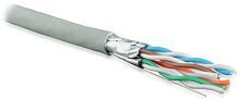 Кабель витая пара U/FTP кат.6 4х2х23AWG solid LSZH нг(А)-HF UFTP4-C6-S23-IN-LSZH-GY-500 500м | код 47958 | Hyperline