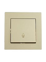 Механизм кнопки звонка СП VESNA титан LEZARD 742-3788-103