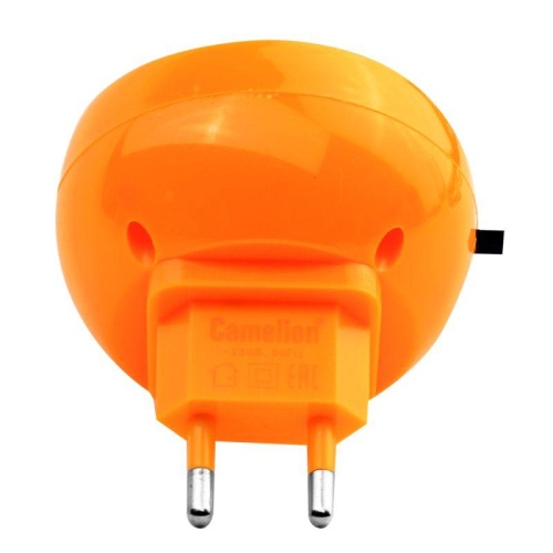Светильник светодиодный NL-234 "Апельсин" 220В ночник с выкл. оранж. Camelion 13809 фото 8