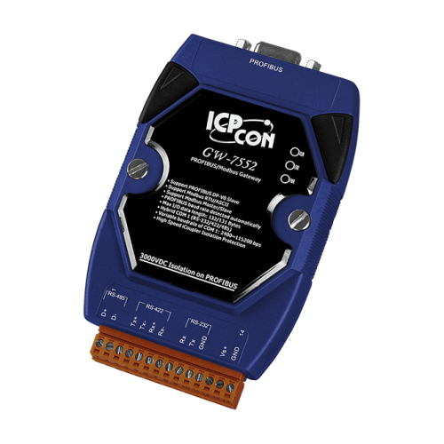 GW-7552-B CR PROFIBUS/Modbus Gateway | код 00-06011388 | ICP DAS