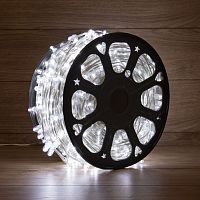 Гирлянда "LED Клип-лайт" 12В 150мм LED бел. Flashing (бел.) прозр. ПВХ (уп.100м) | код 325-165 | Neon-Night