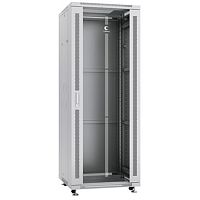 Cabeus SH-05C-37U60/60 Шкаф монтажный телекоммуникационный 19 напольный для распределительного и серверного оборудования 37U 600x600x1833mm (ШхГхВ) передняя стеклянная и задняя сплошная металлическая двери, ручка с замком, цвет серый (RAL 7035) Код товара
