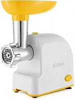Мясорубка Kitfort КТ-2113-2 1000Вт белый/желтый | код 1852979 | KITFORT