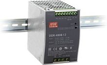 Источник питания DC-DC, 400.8Вт, вход 67.2…154В DC, выход 12В/33.4А, изоляция 4000В DC, в кожухе на DIN-рейку, 85.5х125.2х128.5мм, -40…+80С | код DDR-480D-12 | MeanWell