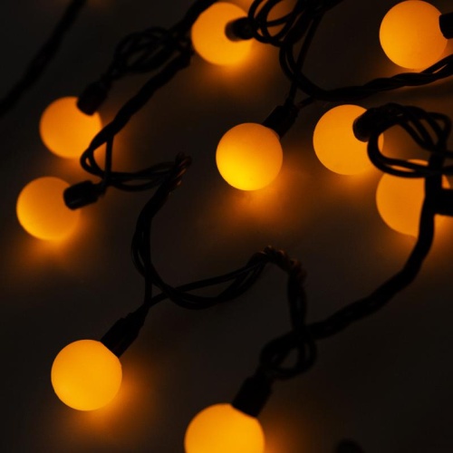 Гирлянда "Шарики" OLDBL70-Y-E 10м 70 желт. светодиод. с доп. соед. до 3-х мод. IP54 SHLights 4690601004406 фото 10