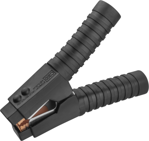 Зажим "крокодил" 500А 90 188 OAC-500A-200-B10 черн. (уп.10шт) ОНЛАЙТ 90188