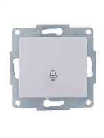 KARINA Кнопка звонка белый (10шт/120шт) | код 707-0288-103 | Lezard