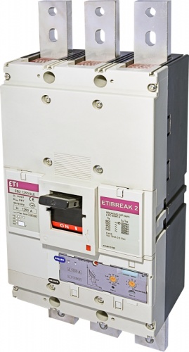 Автоматический выключатель EB2 1250/3LE 1250A 3p (50kA) | код 004672230 | ETI