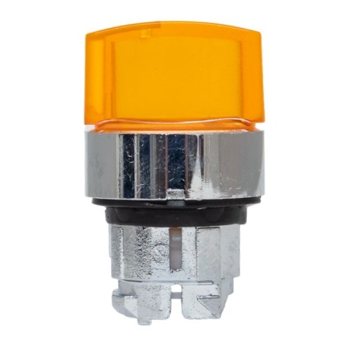 Исполнительный механизм переключателя ХB4 желтый на 3 положения возвратный без фиксации, с подсветкой с короткой ручкой PROxima | код XB4BD3L-Y | EKF фото 4