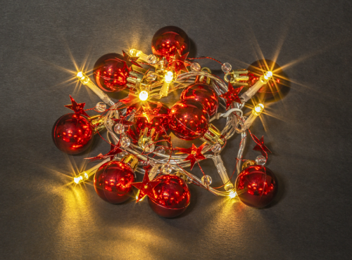 Гирлянда новогодняя светодиодная NGF-D015-10WW-2AA | код 80720 | Navigator Group