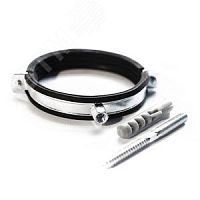 Хомут крепежный 40 мм со шпилькой и дюбелем | код 388203 | Ostendorf