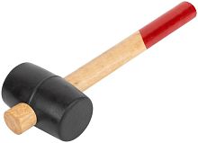Киянка резиновая, деревянная ручка 45 мм (230 гр) | код 45345 | КУРС
