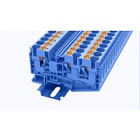 DS10-TW-01P-12-00Z(H), Клемма PUSH-IN, 10 мм.кв, 3C, синий, шт | код 11040000917 | DEGSON