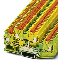 Двухъярусная заземляющая клемма QTTCB 1,5-PE | код 3205132 | PHOENIX CONTACT