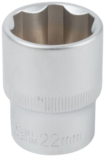 Головка 6-гранная CrV 1/2'' 22 мм | код 62052 | FIT фото 2