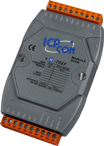 M-7058 CR 8-channel 80-250VAC Isolated Digital Input Module with 16-bit Counters (RoHS) | код 00-06051513 | ICP DAS