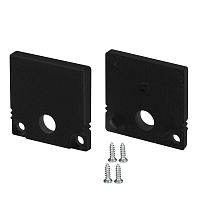 Заглушка SL-SLIM20-H20 BLACK с отверстием (Arlight, Пластик) | код 47637 | Arlight