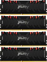 Память DDR4 4x8GB 3600MHz Kingston KF436C16RBAK4/32 Fury Renegade RGB RTL Gaming PC4-28800 CL16 DIMM 288-pin 1.35В kit single rank с радиатором Ret | код 2001692 | Kingston