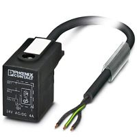 Кабель для датчика / исполнительного элемента SAC-3P- 5,0-PUR/BI-1L-V | код 1443200 | PHOENIX CONTACT