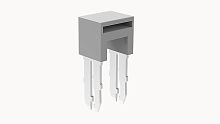 WFB2.5-01P-11-00Z(H), Перемычка WFB для клемм WS через 1П, 2.5 мм.кв, серый, шт | код 92119900155 | DEGSON
