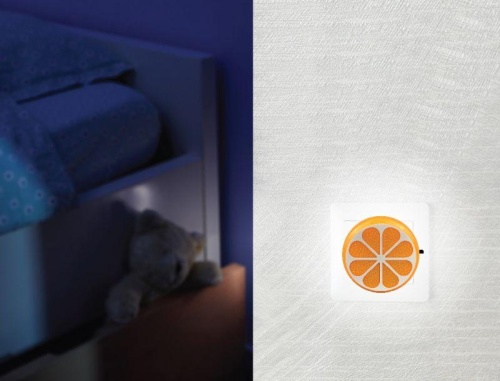 Светильник светодиодный NL-234 "Апельсин" 220В ночник с выкл. оранж. Camelion 13809 фото 4