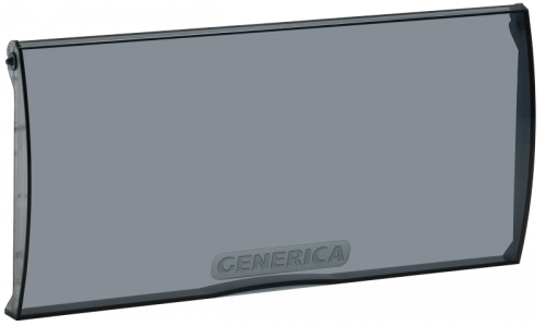 Дверца для корпуса пластикового ЩРН(В)-П-12(24) GENERICA | код MKP10D-DV-12-K08-G | GENERICA by IEK