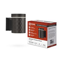 Светильник DIAMOND-1хGX53-NL-BL IP65 под лампу 1хGX53 НБУ уличный настенный односторонний алюм. черн. | код 4690612052861 | IN HOME