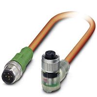 Кабель для датчика / исполнительного элемента SAC-5P-M12MS/3,0-810/M12FR-3L | код 1416152 | PHOENIX CONTACT