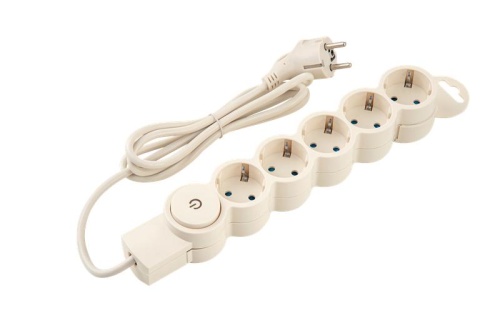 Фильтр сетевой 5х1.5м с/з с выкл 2кВт 10А/2 сл. кость Duwi 32570 3 фото 4 Фильтр сетевой 5х1.5м с/з с выкл 2кВт 10А/2 сл. кость Duwi 32570 3 фото 4