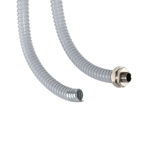 Металлорукав DN 50мм герметичной ПВХ изоляции Dвн 50,5 мм Dнар 57,0 25 м, цвет серый | код 6071R-050 | DKC фото 2