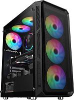 Корпус Оклик OCC-MD301 черный без БП ATX 6x120mm 2xUSB2.0 1xUSB3.0 audio bott PSU | код 1998827 | Oklick