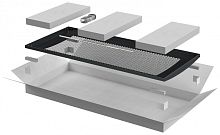 ITK Дверь перфорированная для шкафа LINEA N 38U 800мм черная | код LN05-38U8X-DP | ITK by IEK