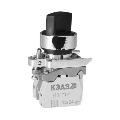 Переключатль КПЕ1511РС-черный-1но+1нз-ручка-фикс-2поз-IP54-КЭАЗ | код 275273 | КЭАЗ Переключатль КПЕ1511РС-черный-1но+1нз-ручка-фикс-2поз-IP54-КЭАЗ | код 275273 | КЭАЗ