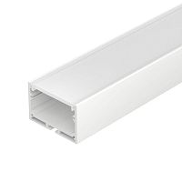Профиль с экраном SL-LINE-4932-2500 WHITE+OPAL (Алюминий) | код 36304 | Arlight