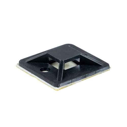 Площадка самоклеящаяся (25х25мм,) черная (100шт,) | код plc-25x25-b | EKF фото 2