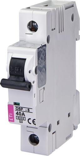 Ограничитель тока OSP-6 40A 1p (6kA) | код 002181036 | ETI
