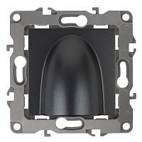 Вывод кабеля, Эра12, графит, 12-6003-12 | код Б0043156 | ЭРА