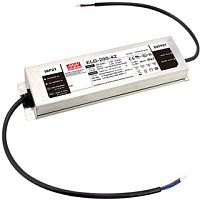 Источник питания AC-DC, 192Вт, IP67, вход 100…305В AC, 47…63Гц/142…431В DC, ККМ, выход 6…12В/16А, изоляция 3750В AC, в кожухе 244х71х37.5мм, -40…+85С (корпус), димминг 3 в 1, с проводом заземления | код ELG-200-12B-3Y | MeanWell