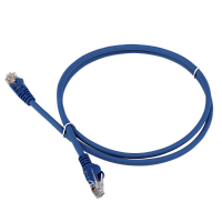 Патч-корд LANMASTER LSZH UTP кат.6, 3.0 м, синий | код LAN-PC45/U6-3.0-BL | LANMASTER