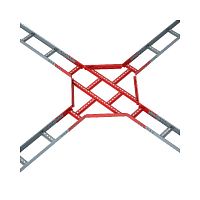 Ответвитель для лотка Х-образ. лестн. 200х50 сталь 1.2мм LXD50-200-1.2 КМ LO4440