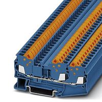 Проходные клеммы QTC 2,5-TWIN BU | код 3206461 | PHOENIX CONTACT